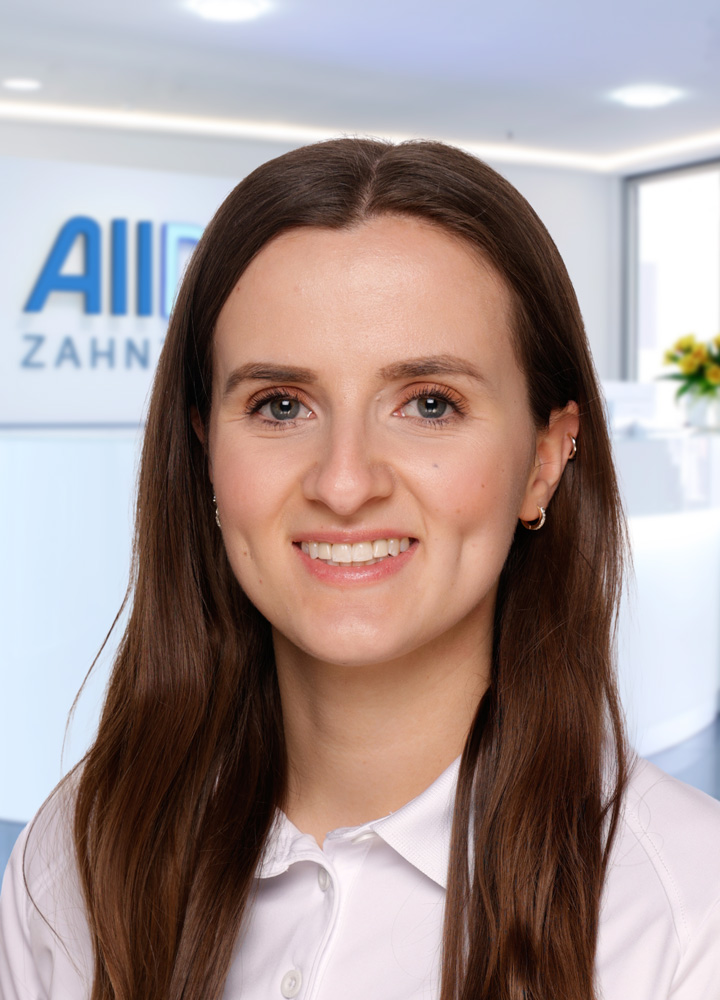 Portrait Zahnärztin Franziska Rückert (AllDent Mainz)